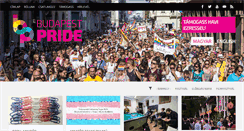 Desktop Screenshot of budapestpride.hu